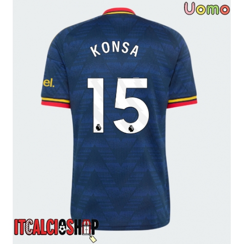 Arsenal Ezri Konsa #15 Seconda Maglia 2026-27 Manica Corta